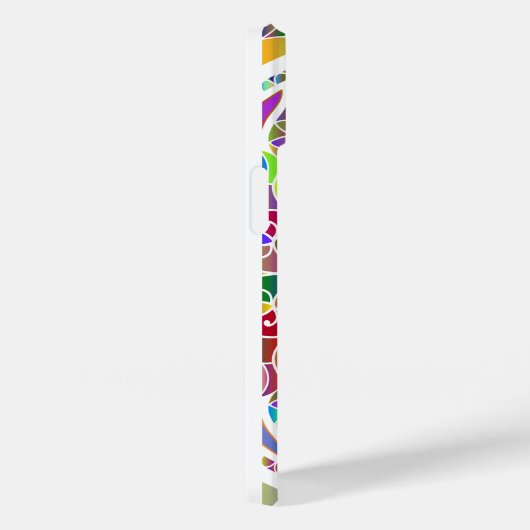 Tropical Mosaic – Blue & Gold Macaw Mandala Case-Mate iPhoneケース (裏面 / 右)