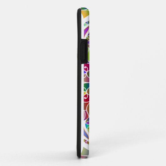 Tropical Mosaic – Blue & Gold Macaw Mandala Case-Mate iPhoneケース (裏面/右)