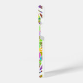 Tropical Mosaic – Blue & Gold Macaw Mandala iPhoneケース (左側面)