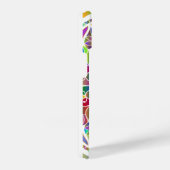 Tropical Mosaic – Blue & Gold Macaw Mandala iPhoneケース (右側面)