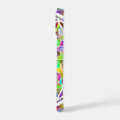 Tropical Mosaic – Blue & Gold Macaw Mandala iPhone 15ケース (左側面)