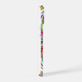 Tropical Mosaic – Blue & Gold Macaw Mandala iPhone 15ケース (右側面)