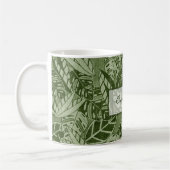 Tropical mug with your name コーヒーマグカップ (左)