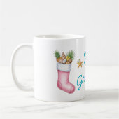 Tropical Nautical Holiday Mug コーヒーマグカップ (左)