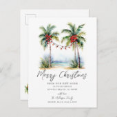 Tropical New Home Christmas Card 案内ポストカード (正面/裏面)