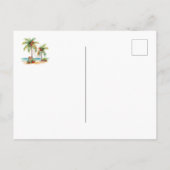 Tropical New Home Christmas Card 案内ポストカード (裏面)