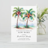 Tropical New Home Christmas Card 案内状 (スタンド正面)