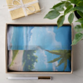 Tropical Ocean Island Sandy Beach Shore 薄葉紙 (ギフト)