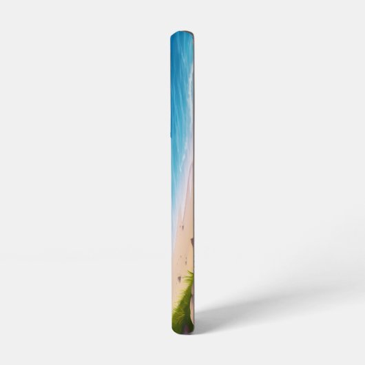 Tropical Ocean Island Sandy Beach Shore  Samsung Galaxyケース (左側面)