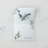 Tropical Ocean Sea life Thank You Note Cards サンキューカード (内部)