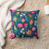 tropical ohia lehua and plumeria クッション (ブランケット)