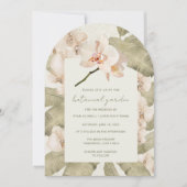 Tropical Orchid Botanical Garden Wedding  招待状 (正面)