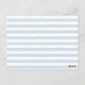 Tropical Orchid Destination Wedding Thank You ポストカード (裏面)