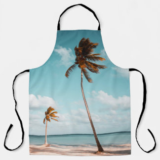 Tropical Palm Beach Apron  エプロン