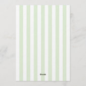 Tropical Palm Leaf & Coconut Details Card 招待状 (裏面)