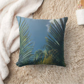 TROPICAL PALM LEAVES クッション (ブランケット)