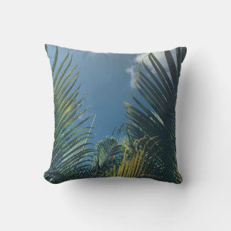 TROPICAL PALM LEAVES クッション