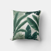 Tropical Palm Leaves クッション (正面)