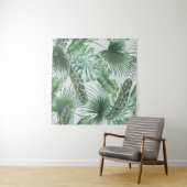 Tropical palm leaves, monstera, banana leaf, jungl タペストリー (インサイチュ(横))