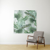 Tropical palm leaves, monstera, banana leaf, jungl タペストリー (インサイチュ)