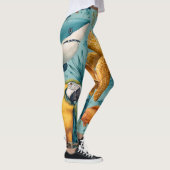 Tropical Palm Leggings レギンス (右)