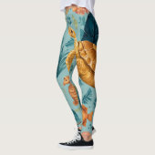 Tropical Palm Leggings レギンス (左)