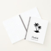 Tropical Palm Tree Personalized ノートブック (内部)
