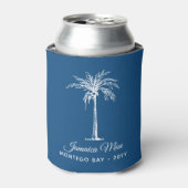 Tropical Palm Tree Personalized 缶クーラー (缶正面)