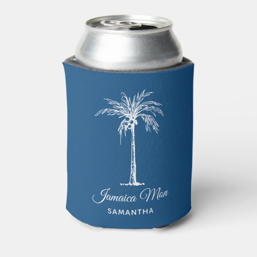 Tropical Palm Tree Personalized 缶クーラー (缶裏面)