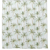 Tropical Palm Trees シャワーカーテン (正面)