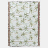 Tropical Palm Trees スローブランケット (正面縦)