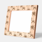 Tropical Palm Trees レーザー彫刻フレーム (左)