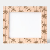 Tropical Palm Trees レーザー彫刻フレーム (正面)