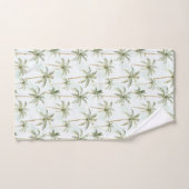Tropical Palm Trees Birthday バスタオルセット (ハンドタオル)