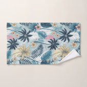Tropical Palm Trees Monstera Beach バスタオルセット (ハンドタオル)