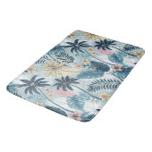 Tropical Palm Trees Monstera Beach バスマット (アングル)
