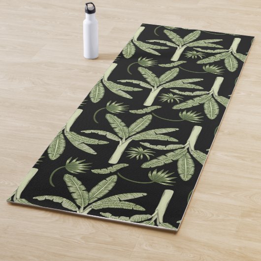 Tropical palm trees seamless pattern ヨガマット (インサイチュ)