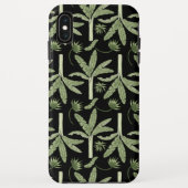 Tropical palm trees seamless pattern Case-Mate iPhoneケース (裏面)