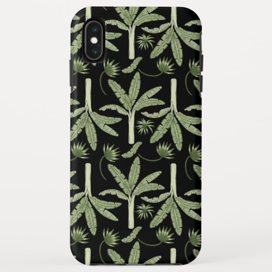 Tropical palm trees seamless pattern Case-Mate iPhoneケース (裏面)