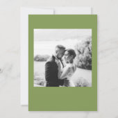 Tropical Palm Wedding Save the Date Card 招待状 (裏面)