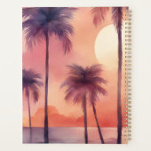 Tropical Palms at Sunset プランナー手帳 (裏面)