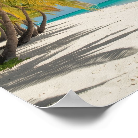 Tropical Paradise Beach ポスター (角)