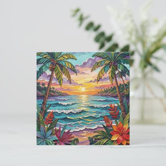 Tropical Paradise | Coastal Blank カード (スタンド正面)