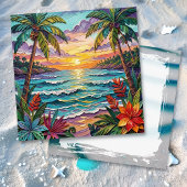 Tropical Paradise | Coastal Blank カード