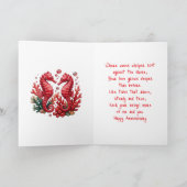 Tropical Paradise | Happy Anniversary カード (内部)