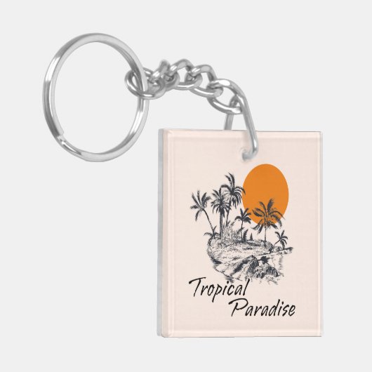 Tropical Paradise Island キーホルダー (正面左)