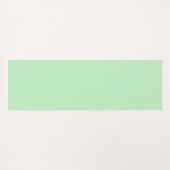 Tropical Paradise – Palm Leaves & Hibiscus Pattern ヨガマット (裏面(横))