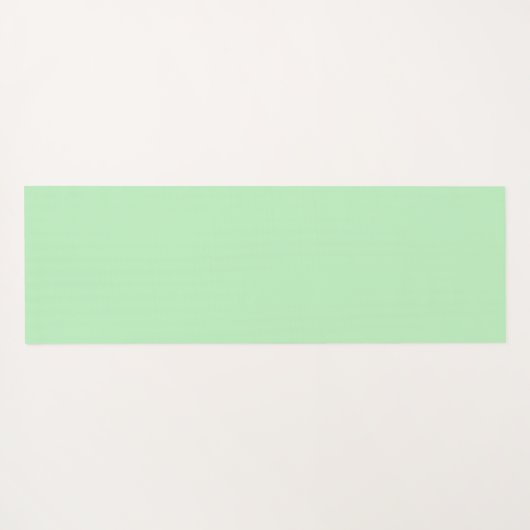 Tropical Paradise – Palm Leaves & Hibiscus Pattern ヨガマット (裏面(横))