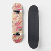 Tropical Paradise pink Skateboard スケートボード (正面)