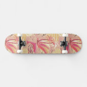 Tropical Paradise pink Skateboard スケートボード (横)